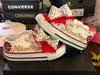Rose themed Bling Converse, personalized converse shoes, Custom Converse, Custom Baby Shoes, Custom sneakers