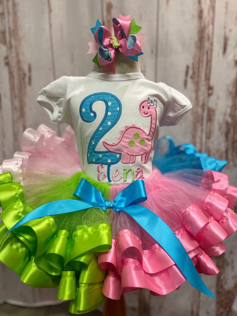 Dinosaur Birthday Tutu Outfit, Girl Dinosaur Tutu, Girl Dinosaur Shirt, Dinosaur Birthday Outfit, Girl Dinosaur Birthday Outfit, Dinosaur Girl Outfit