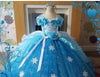 Snowflake Inspired Dress, Winter Wonderland Dress, Princess Costume, Frozen dress,toddler princess dress,Blue Princess Costume