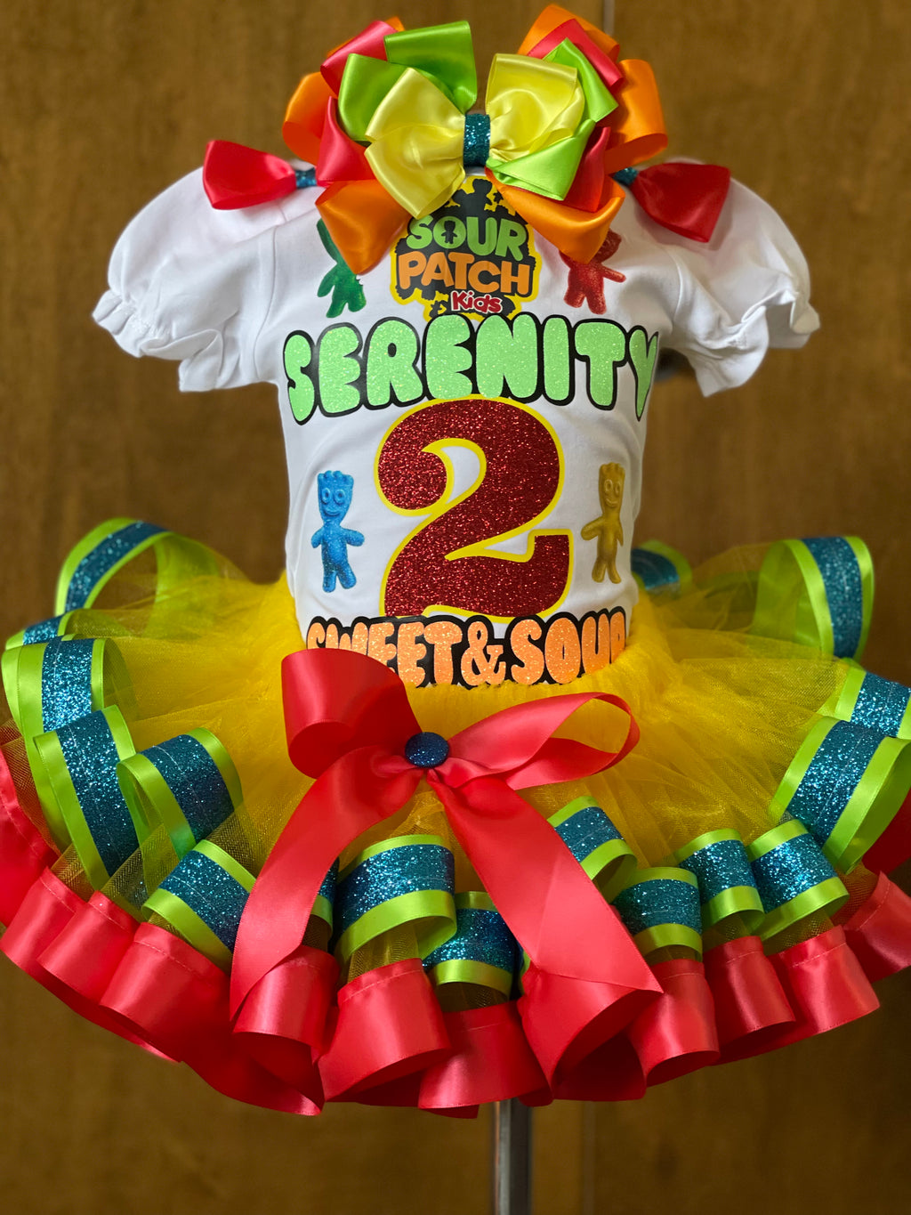 Sour Patch Birthday tutu outfit, Sweet and Sour Tutu, Sweet and Sour birthday shirt,Sour Patch Party dress