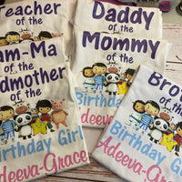 Camisetas de cumpleaños de la familia Baby Bum