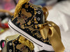 Queen Bee Personalized Bling Sneakers, Queen Bee custom shoes, Bling shoes