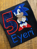 Sonic Hedgehog Character Birthday Shirt,Sonic Birthday T-Shirt