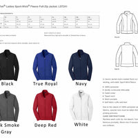 Monogrammed Nurse Full Zippered Jacket Sweatshirt | Personalized Nurse Polyester Jacket|Personalized Ladies Nurse/Doctor Heart Steth